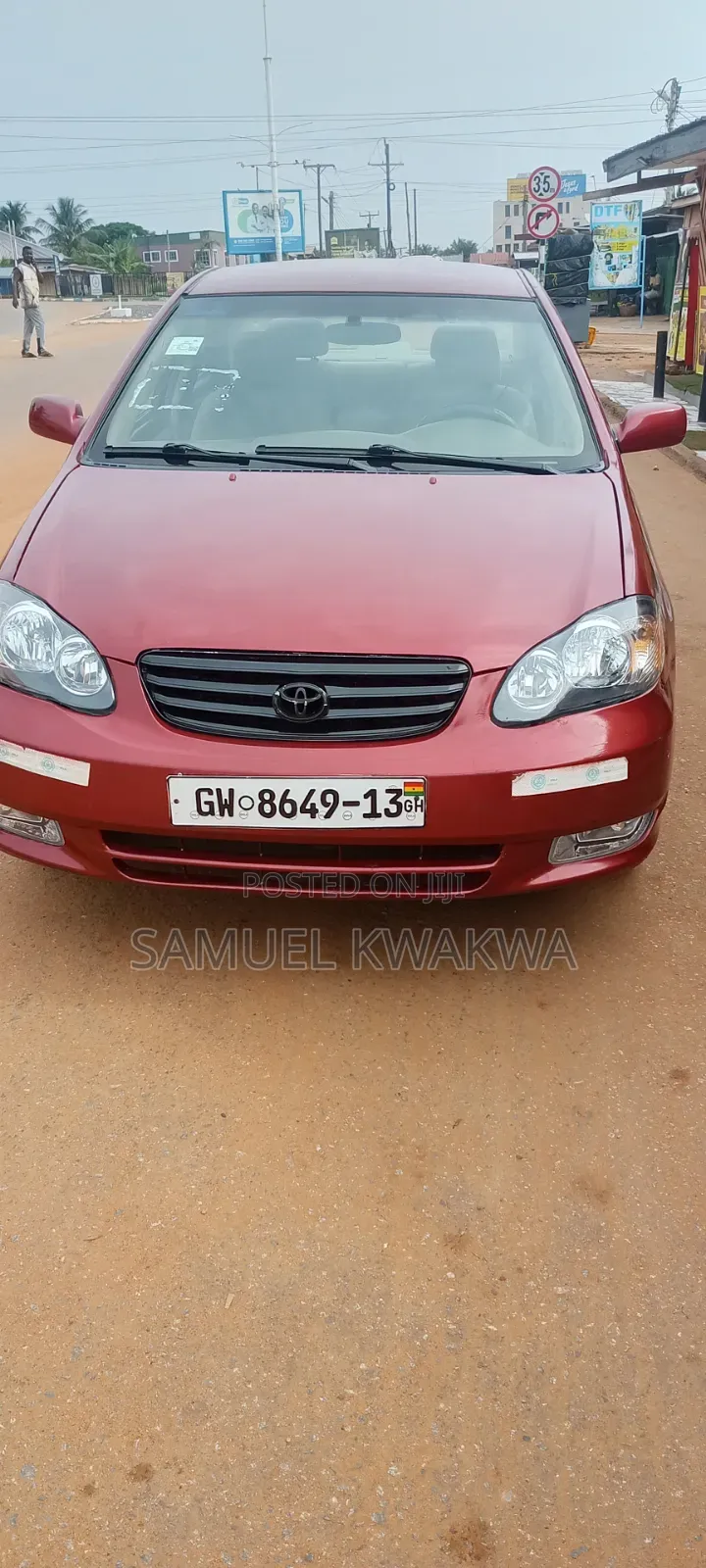 Toyota Corolla LE 2007 Red