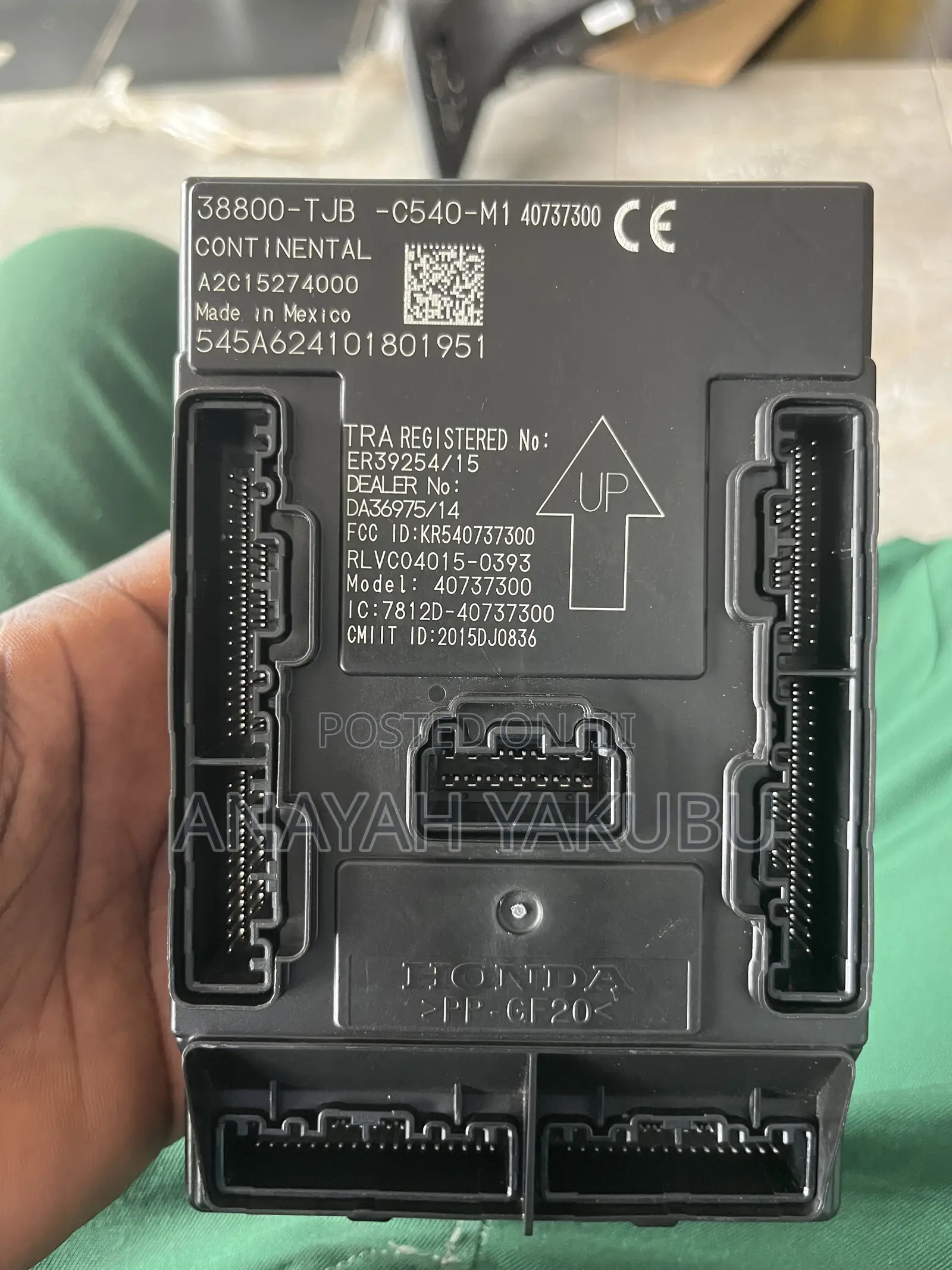 2019-24 Acura RDX Aspec Inside Fuse Box