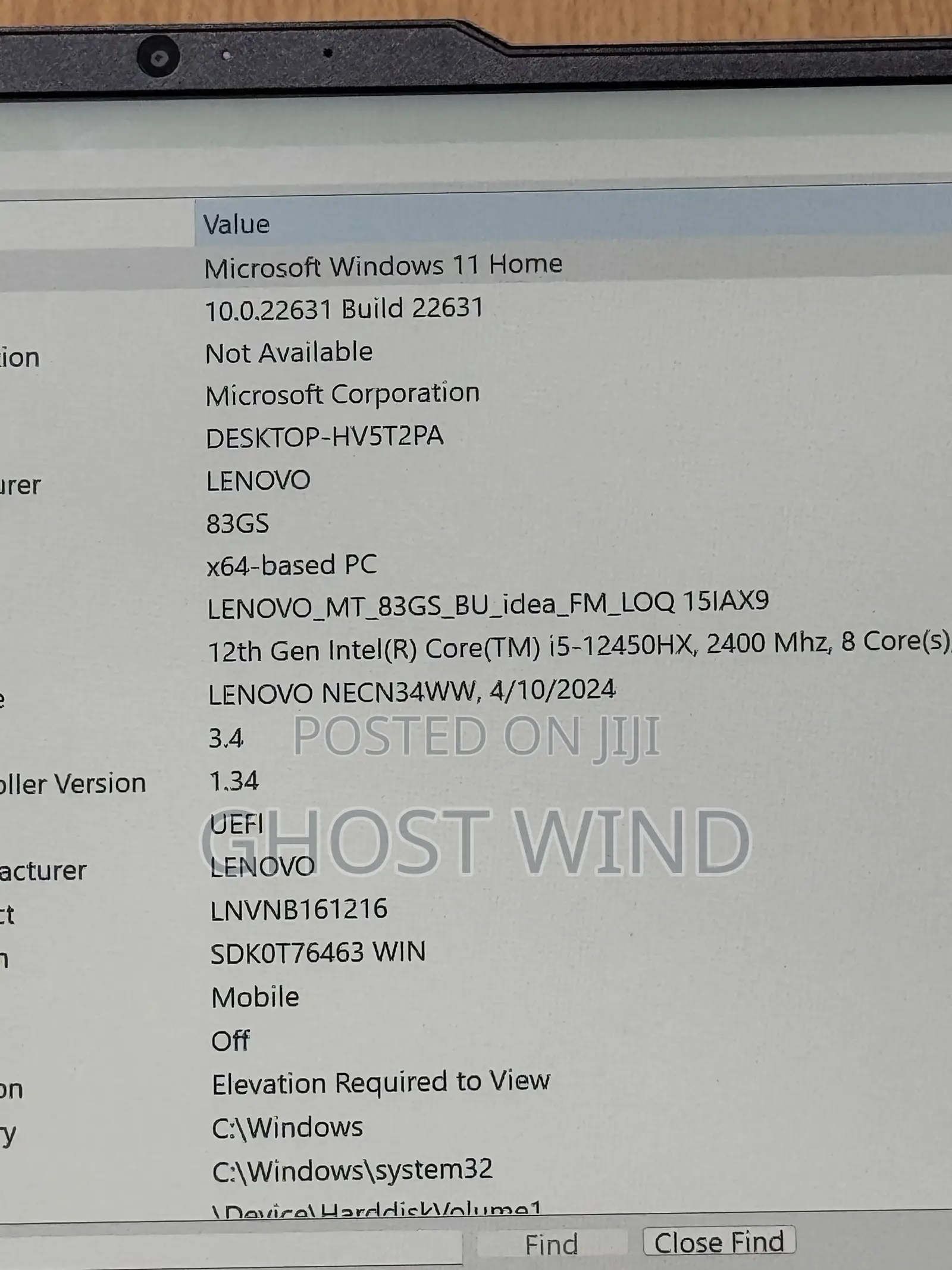 Laptop Lenovo Ideapad Gaming 3 16GB Intel Core i5 SSD 512GB