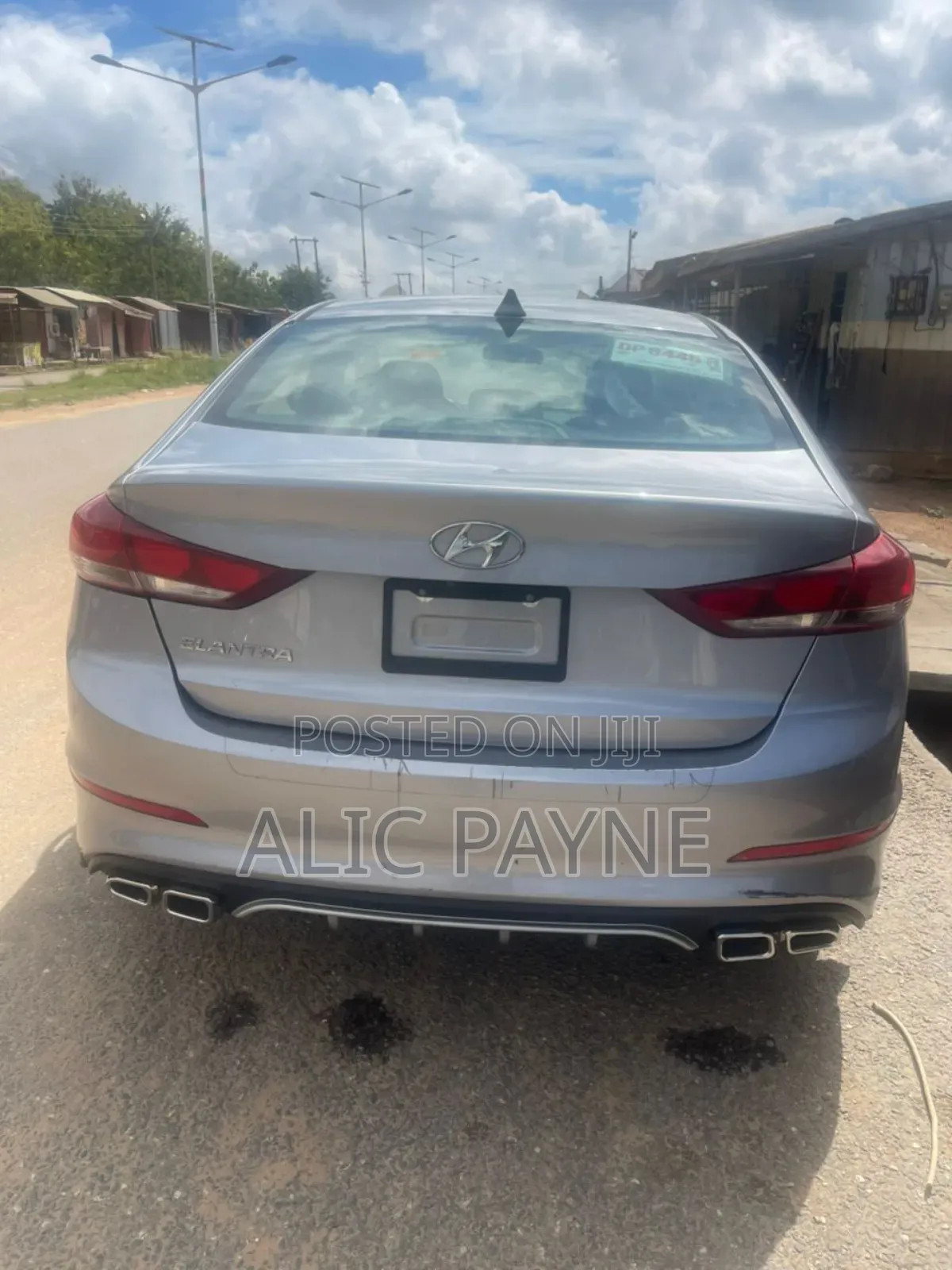 Hyundai Elantra Sport Sedan FWD (1.6L 4cyl 6M) 2017 Gray