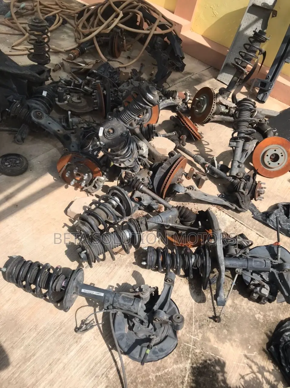 Complete Hubs, Shaft and Steering Rags