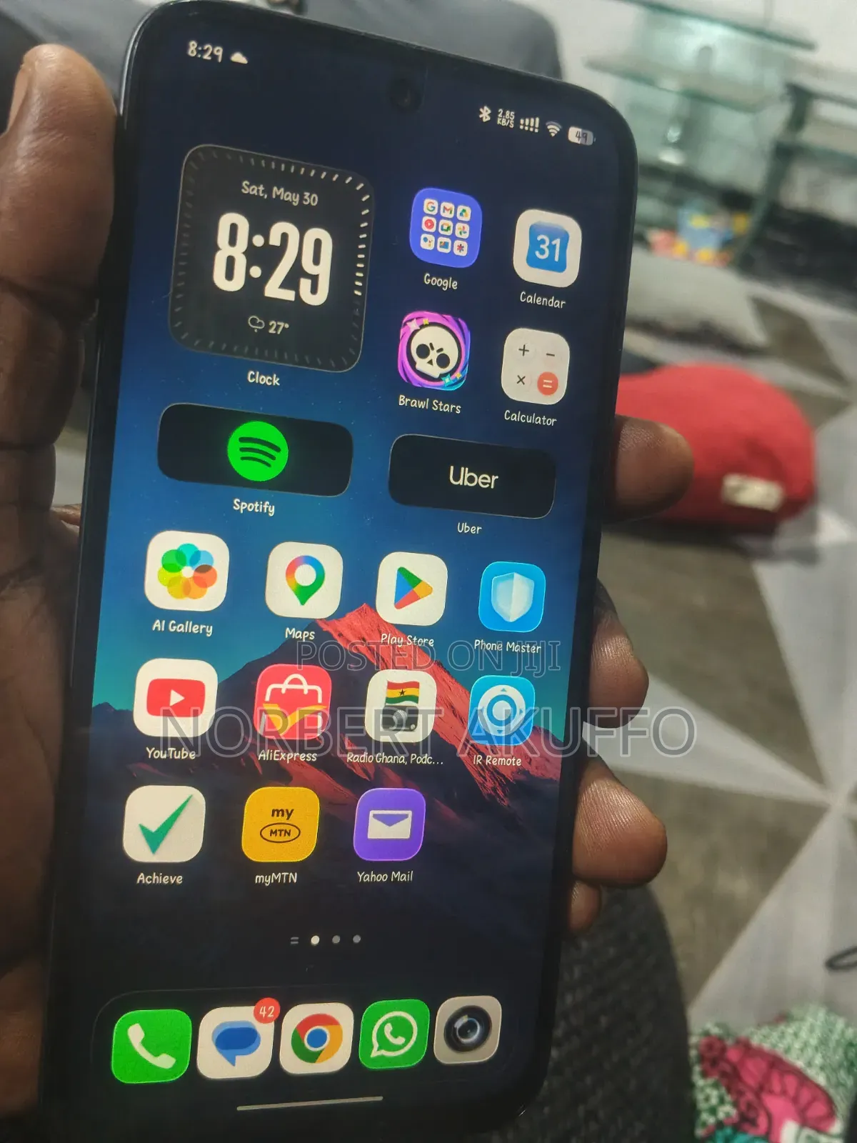New Mobile Phone 128 GB Gray