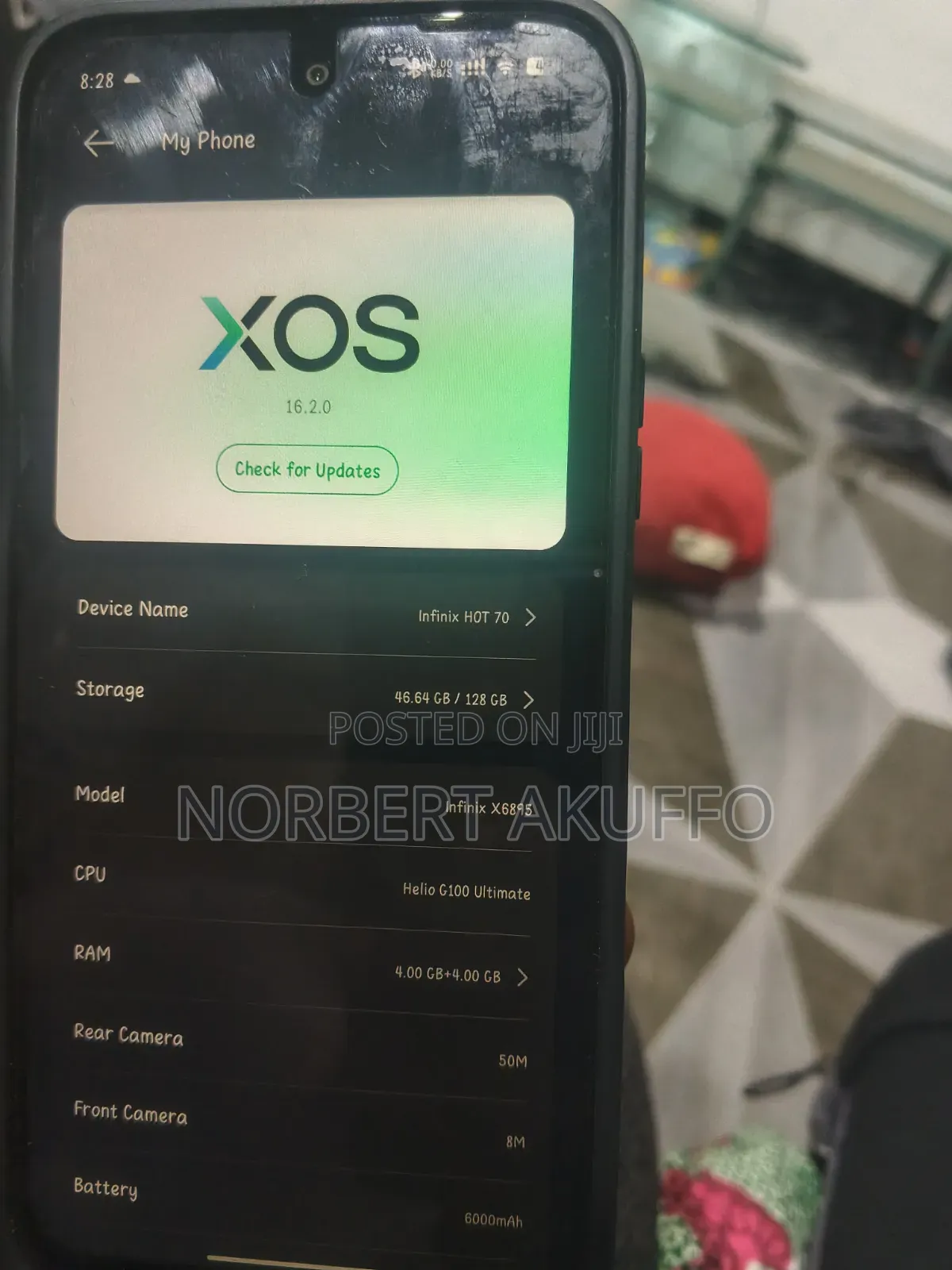 New Mobile Phone 128 GB Gray