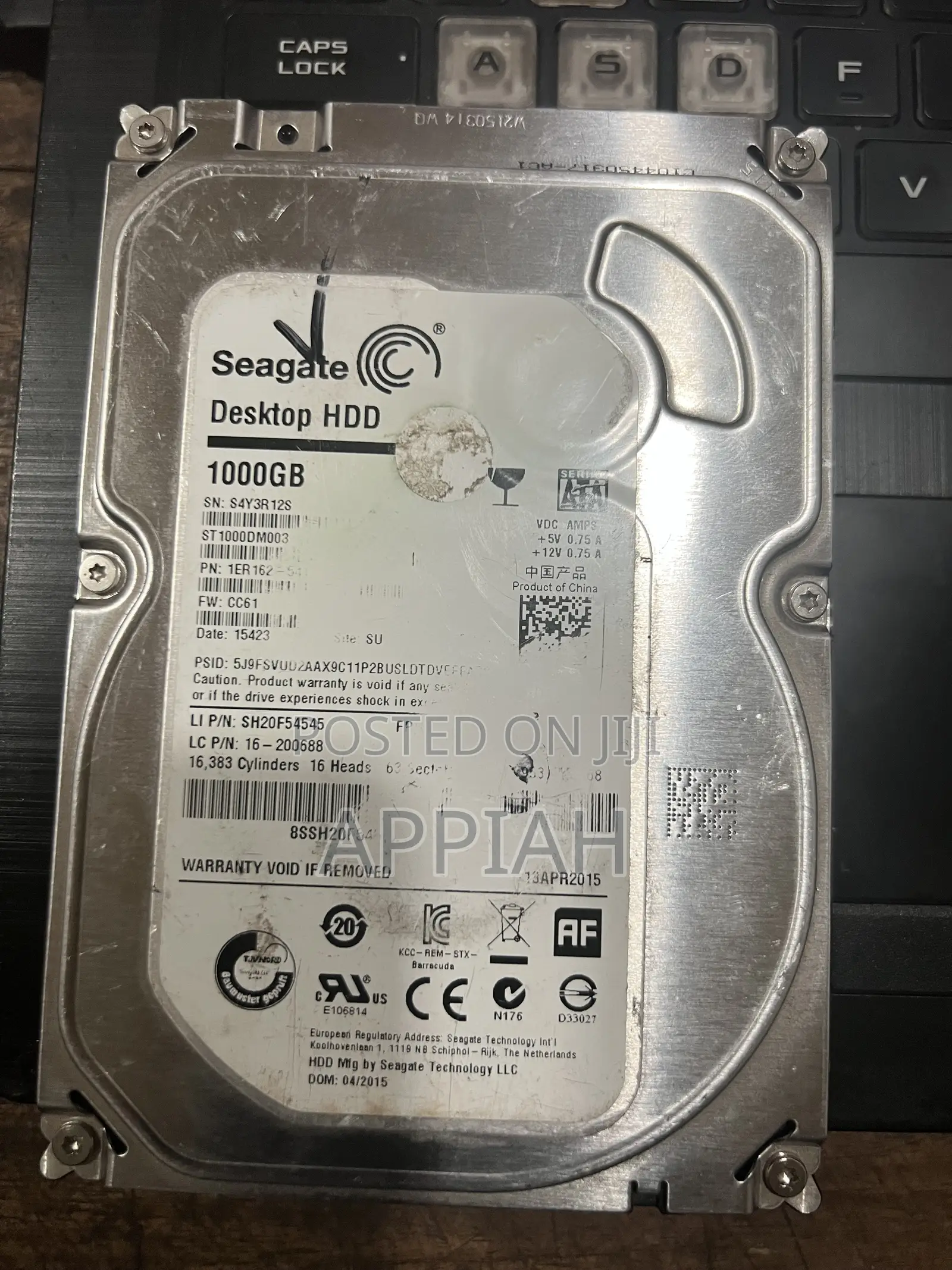 Seagate Desktop HDD 1tb (1000gb) Internal Hard Drive