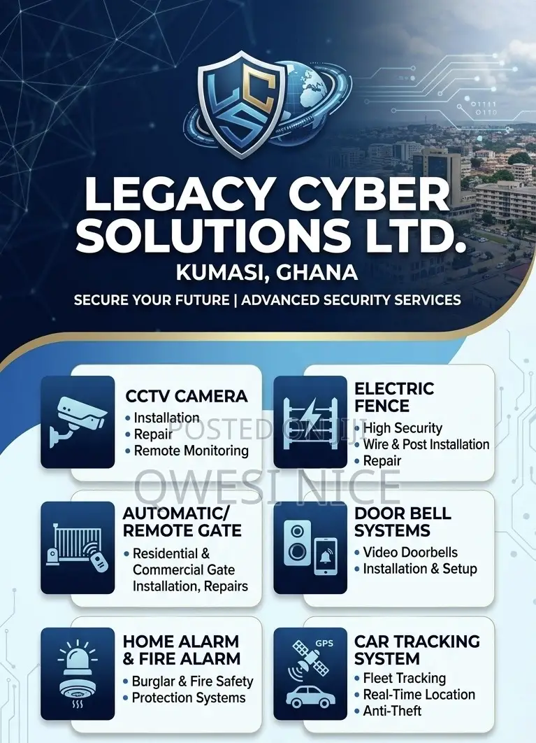 Cctv Installation, Electric Fence ,Security Services ,Car Tracking