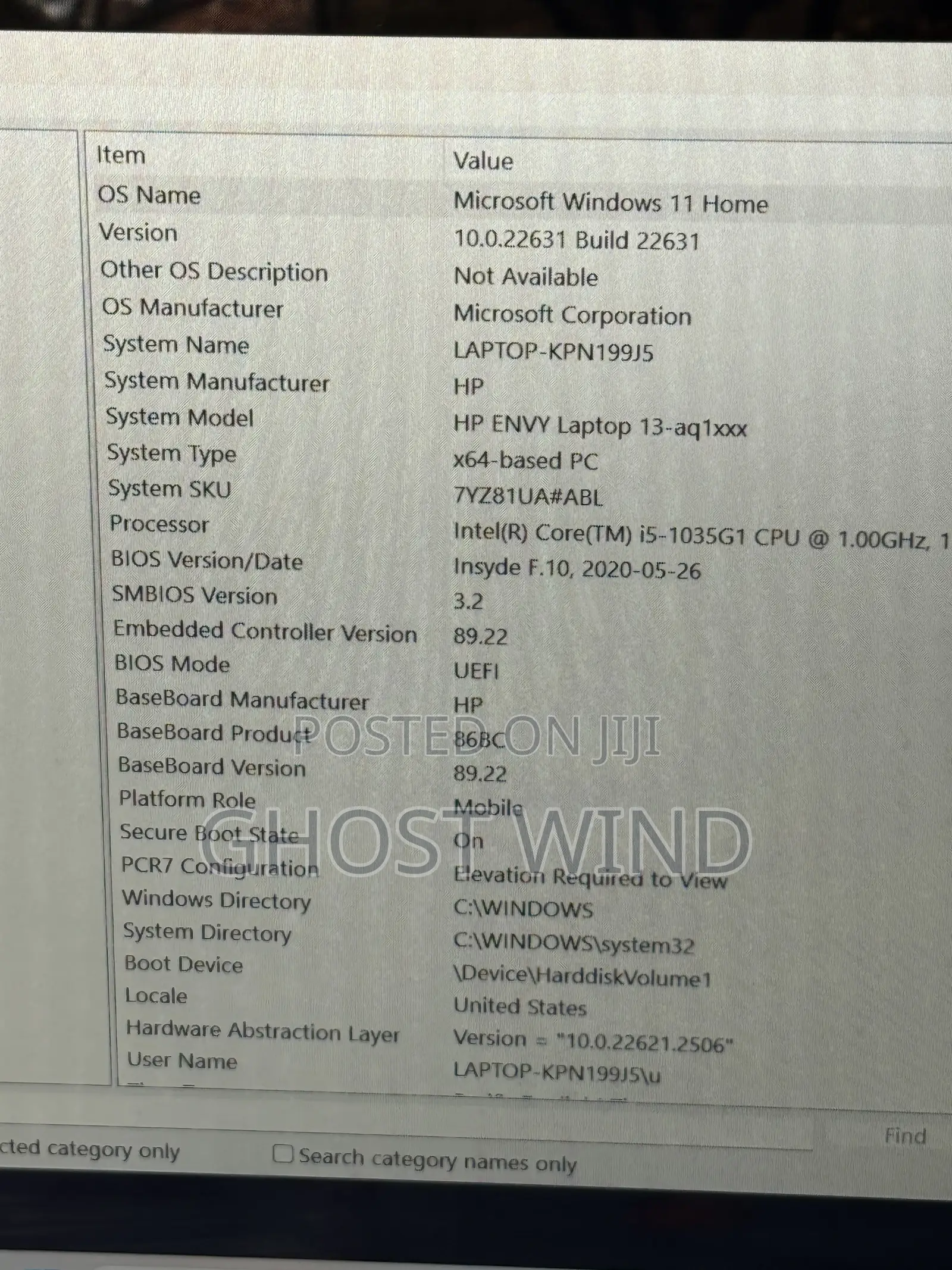 Laptop HP Envy 13 8GB Intel Core i5 SSD 512GB
