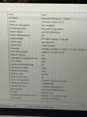 Laptop HP Envy 13 8GB Intel Core i5 SSD 512GB