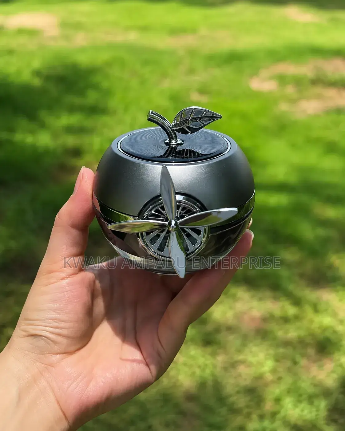 Luxury Apple Solar Rotating Car Air Freshener