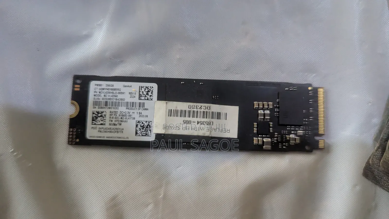 Samsung SSD 256
