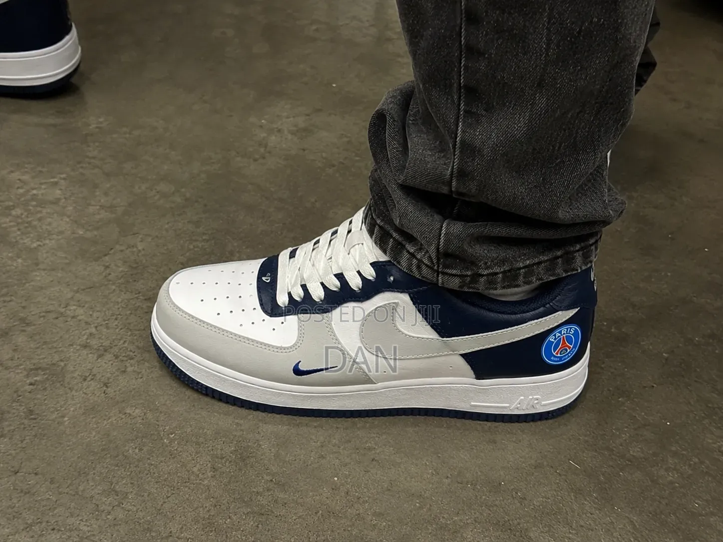 Nike Air Force 1 PSG White Navy Sneakers – Brand New