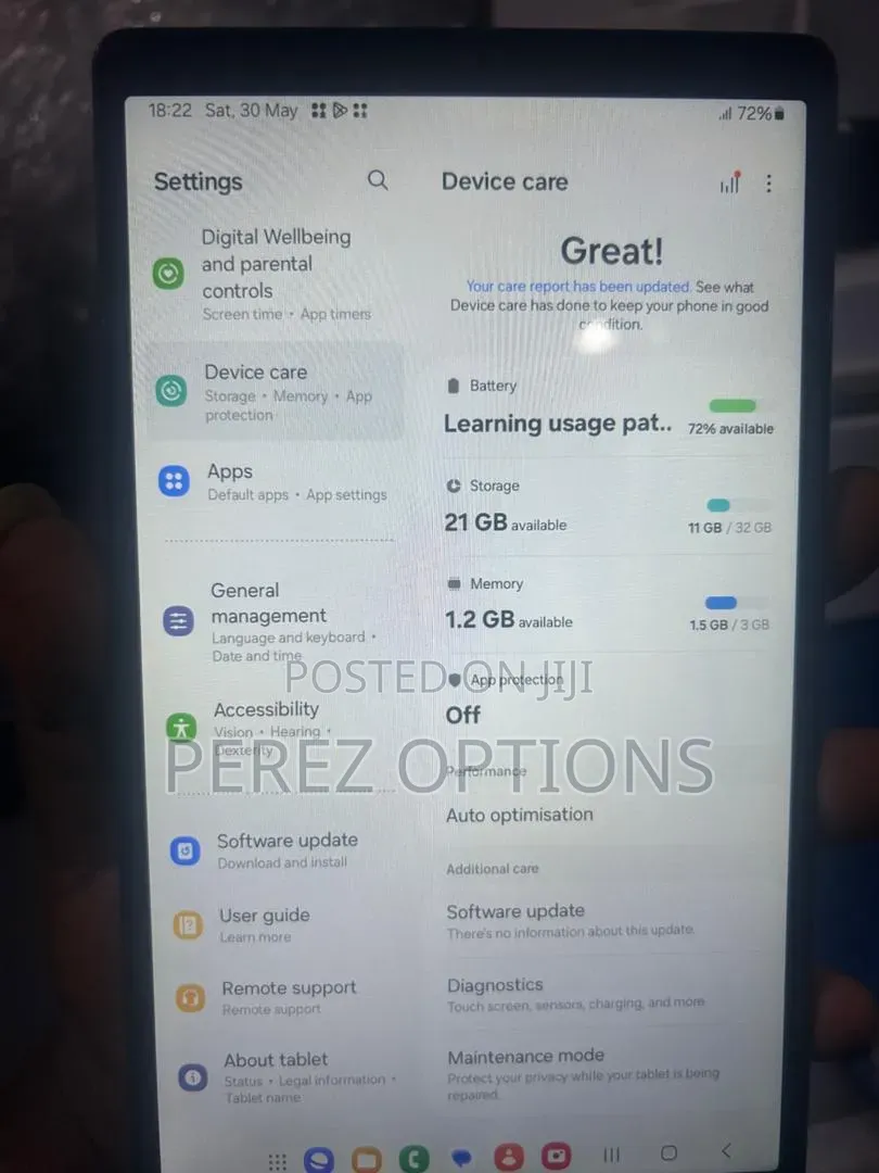 Samsung Galaxy Tab A7 Lite 32 GB Gray