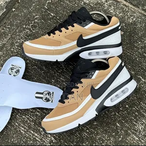 Nike Air Max Style Sneakers – Beige/Black – New