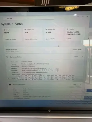 New Laptop HP Pavilion 15 32GB Intel Core i7 SSD 1T