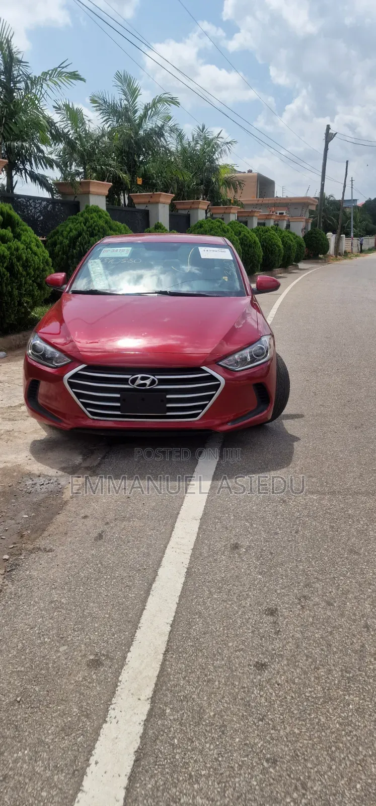 Hyundai Elantra SE Sedan FWD (2.0L 4cyl 6M) 2017 Red