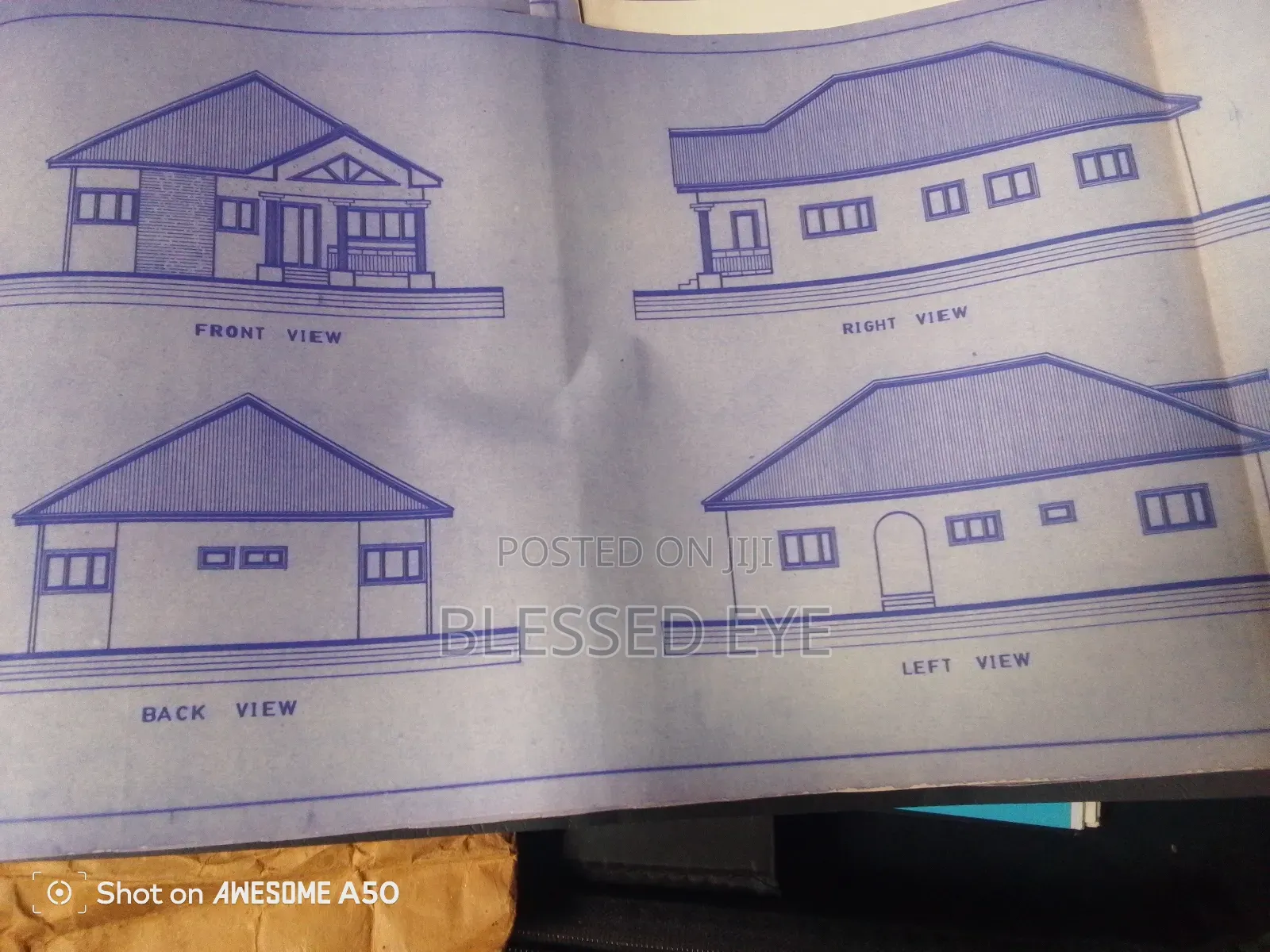 One Plot of Land and Three Bedrooms Foundation and Fill for Sale .