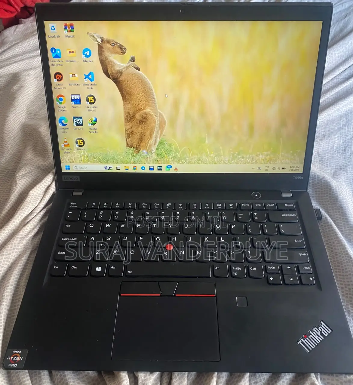 Laptop Lenovo ThinkPad t495s 8GB AMD Ryzen 5 SSD 256GB