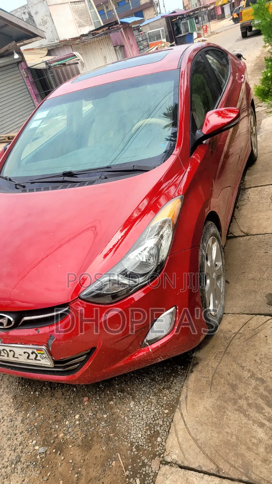 Hyundai Elantra Limited Sedan FWD (1.8L 4cyl 6A) 2013 Red