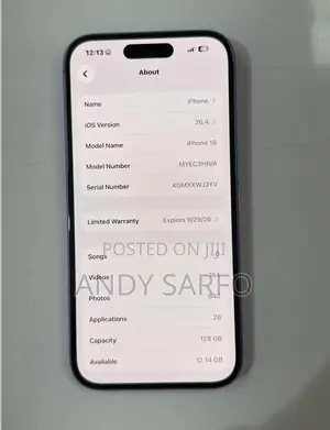 Apple iPhone 16 128 GB Blue