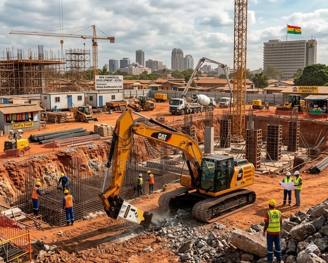 We Rent Excavators For Construction Works