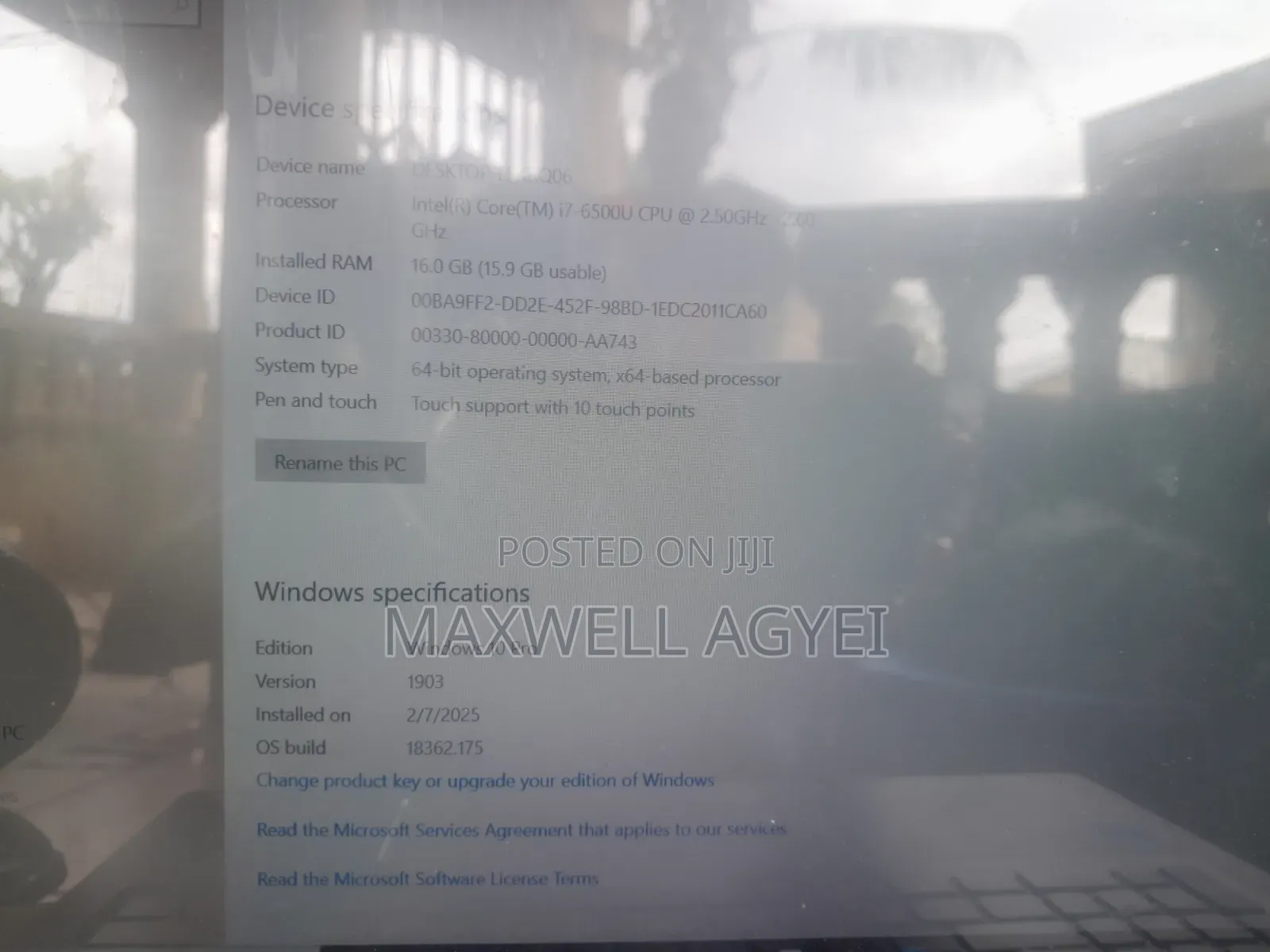 Laptop Lenovo ThinkPad T14 16GB Intel Core i7 HDD 512GB