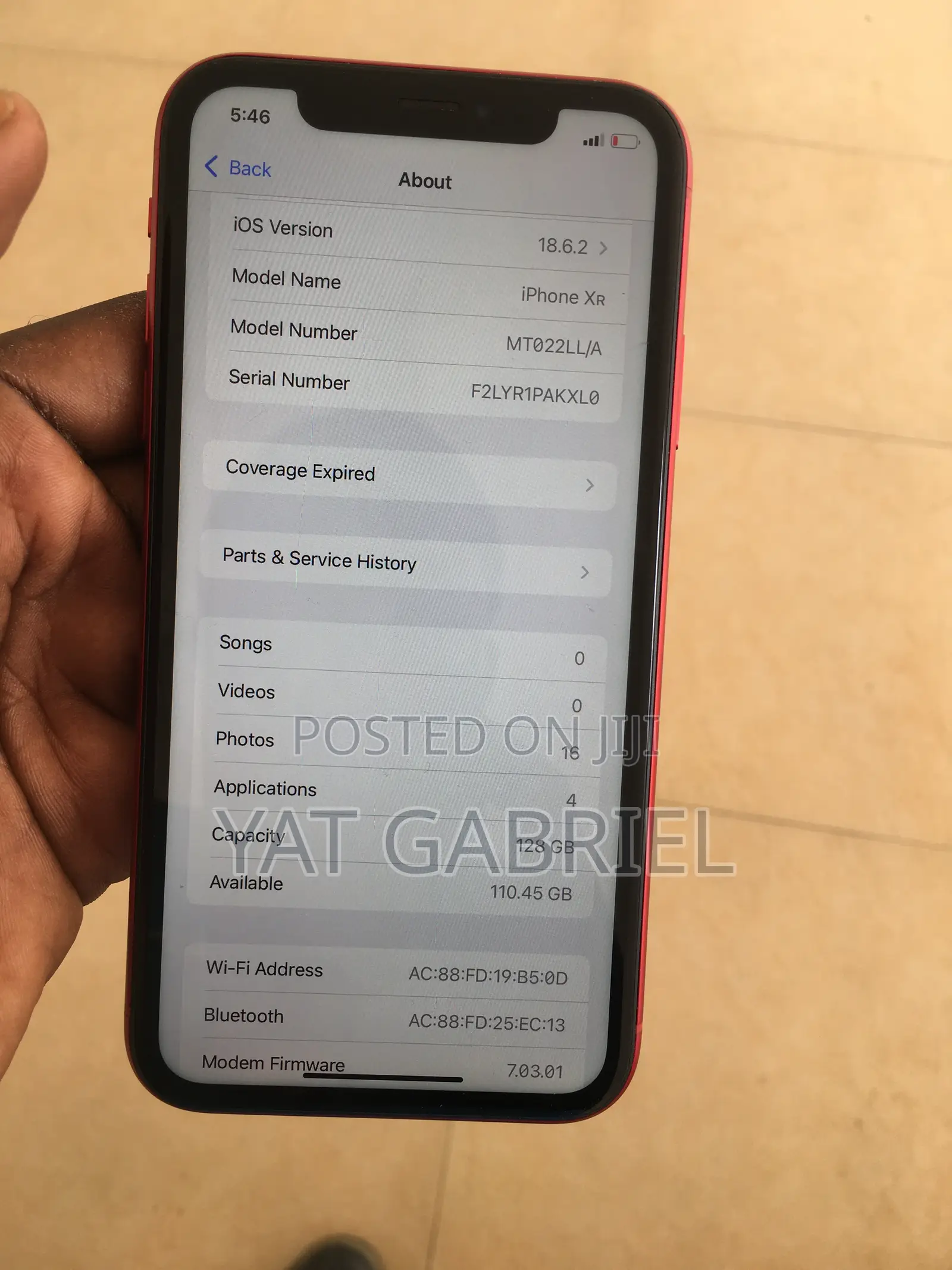 Apple iPhone XR 128 GB Red