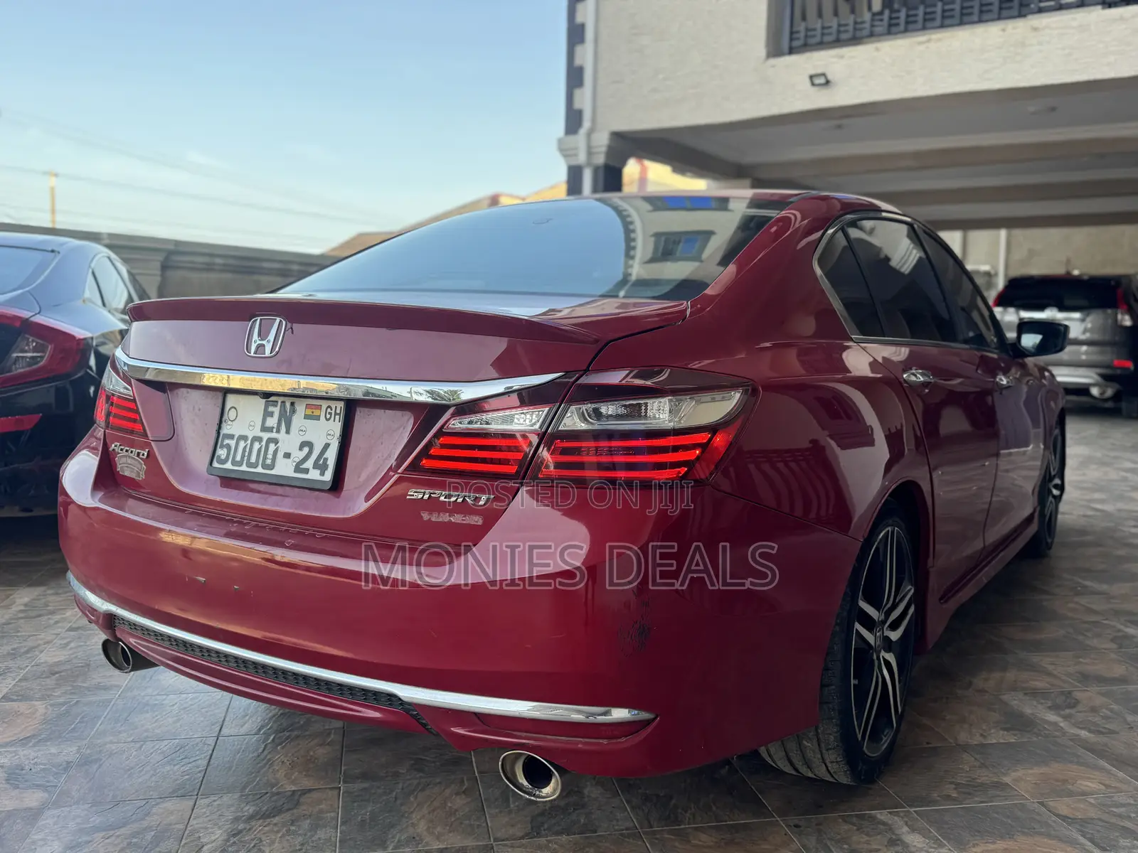 Honda Accord Sport 4dr Sedan FWD (2.4L 4cyl 2A) 2016 Red