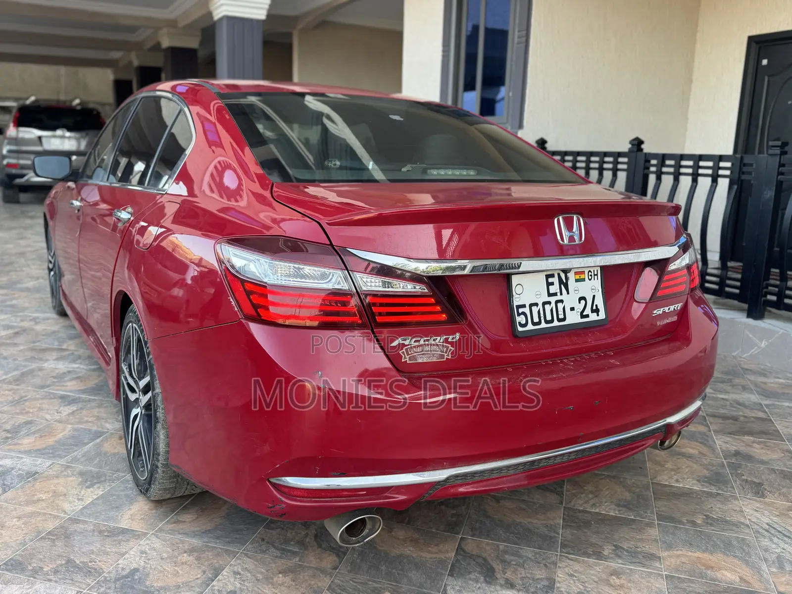 Honda Accord Sport 4dr Sedan FWD (2.4L 4cyl 2A) 2016 Red