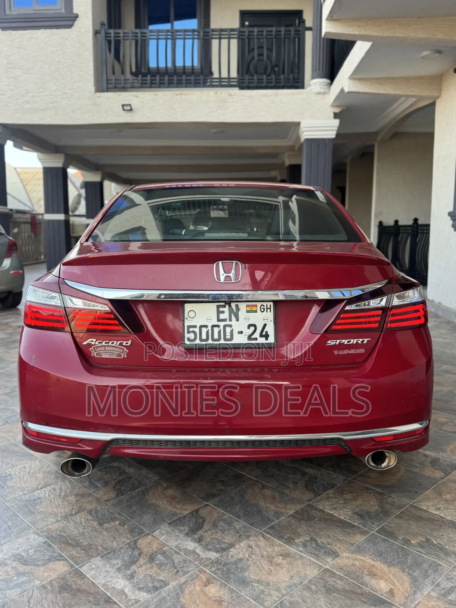 Honda Accord Sport 4dr Sedan FWD (2.4L 4cyl 2A) 2016 Red