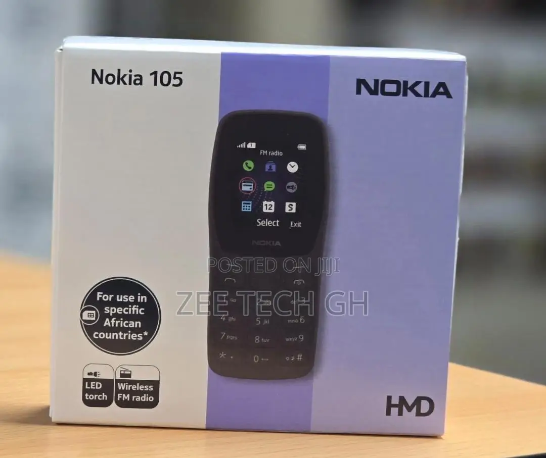 New Nokia 105 Black