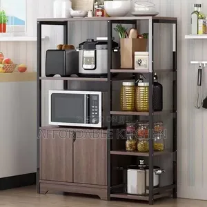 Microwave Oven Stand With Cabinet