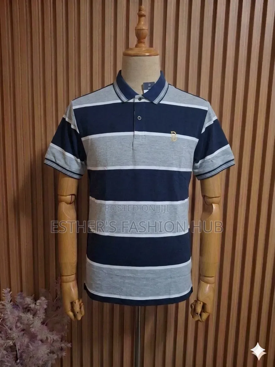 Men's Striped Lacoste/ Club -T