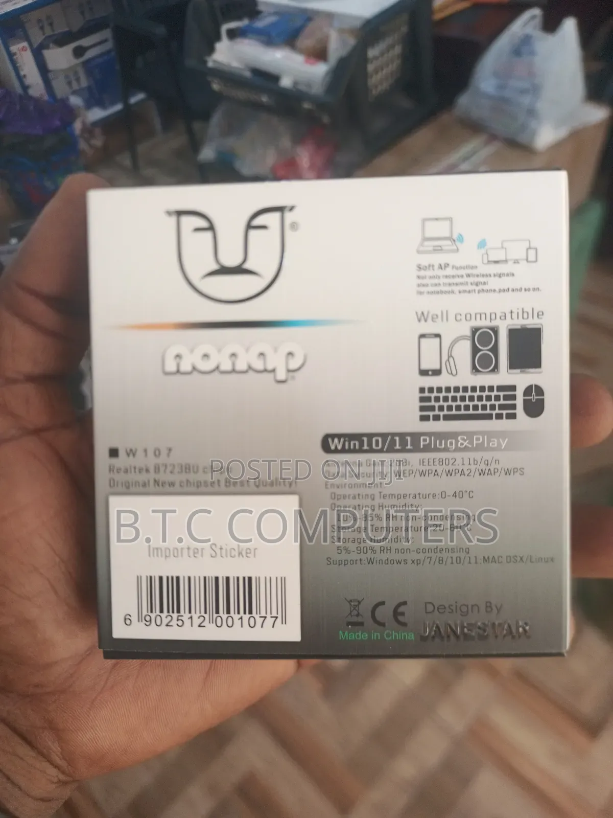 Amazon Wifi+Bluetooth Adapter