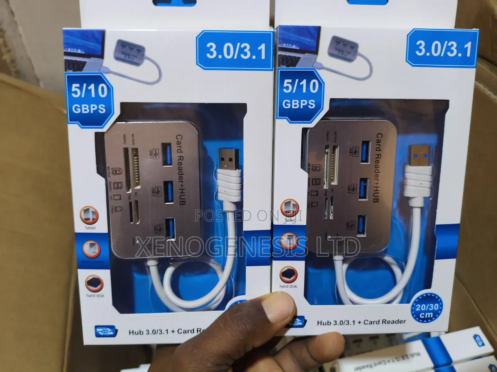 Usb Card Reader + Hub
