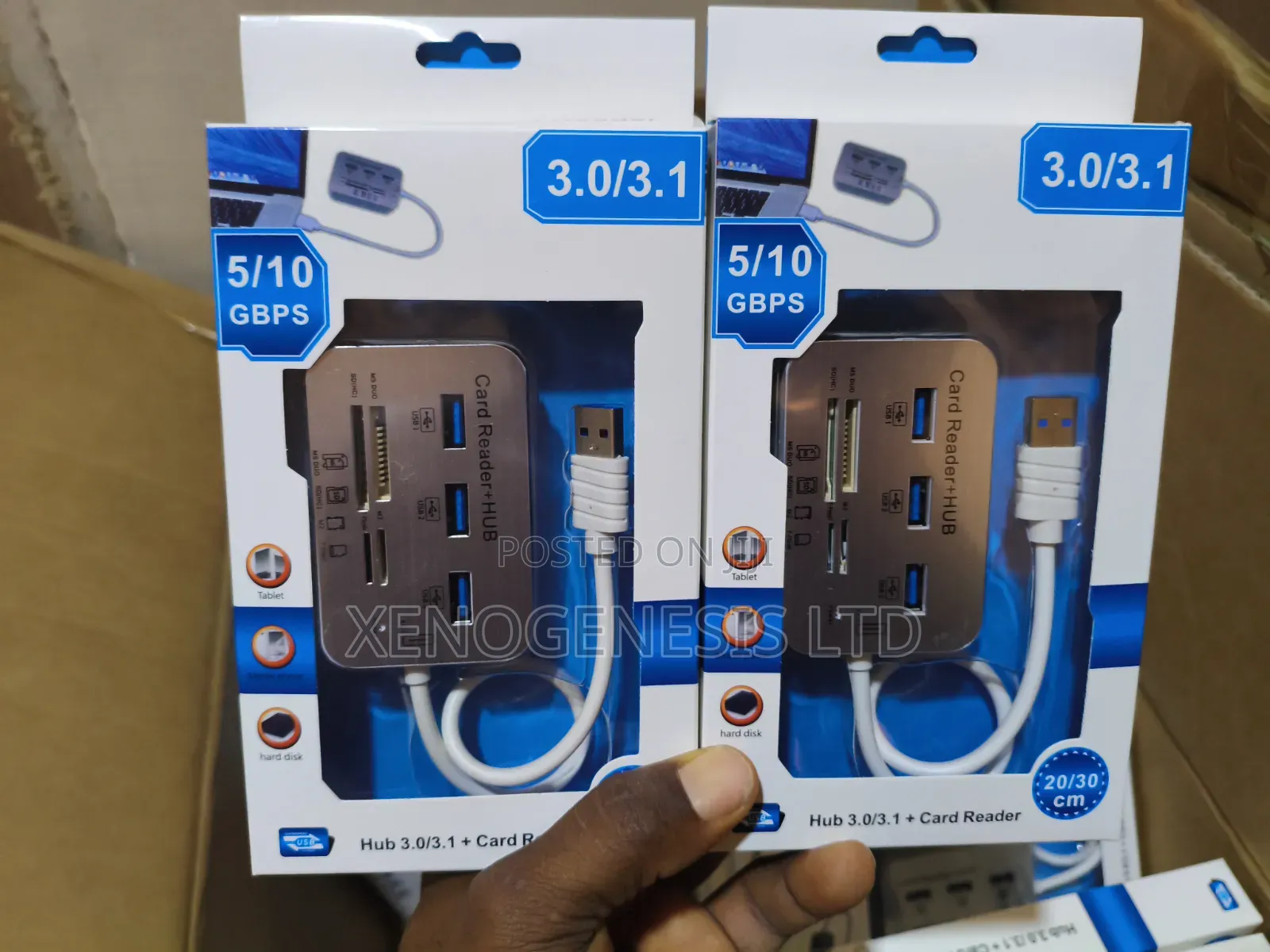 Usb Card Reader + Hub