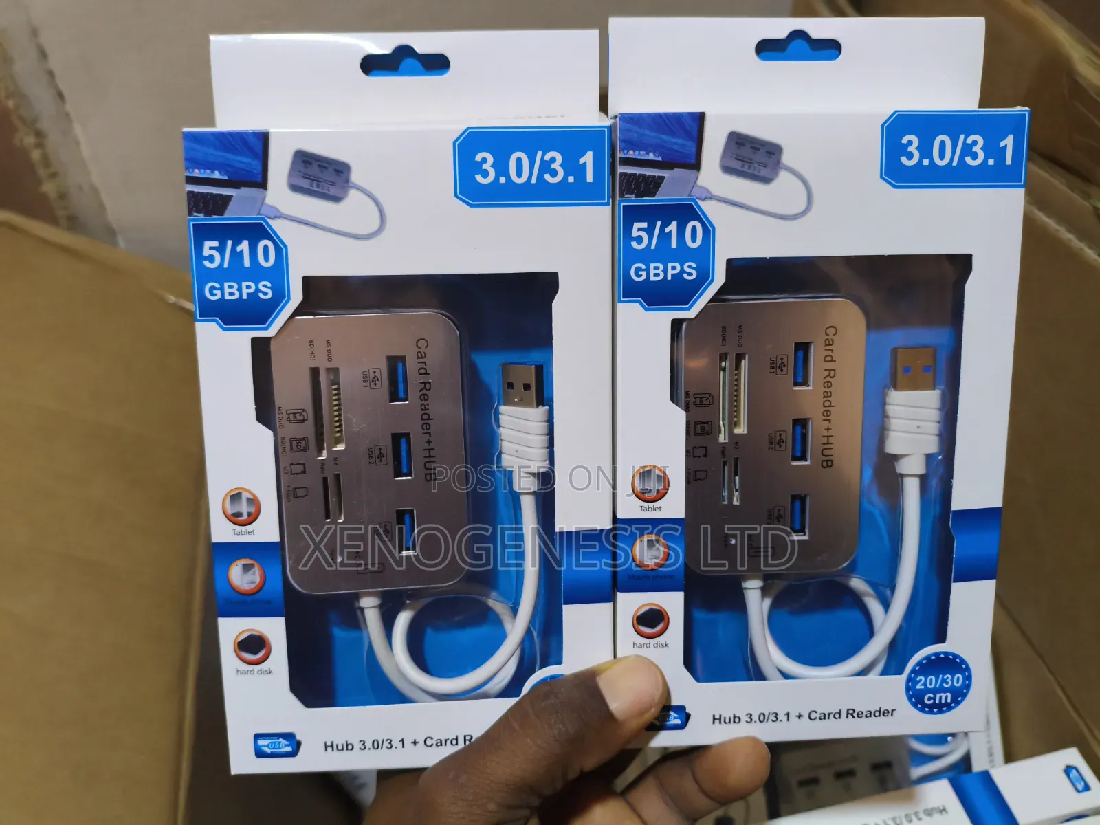 Usb Card Reader + Hub