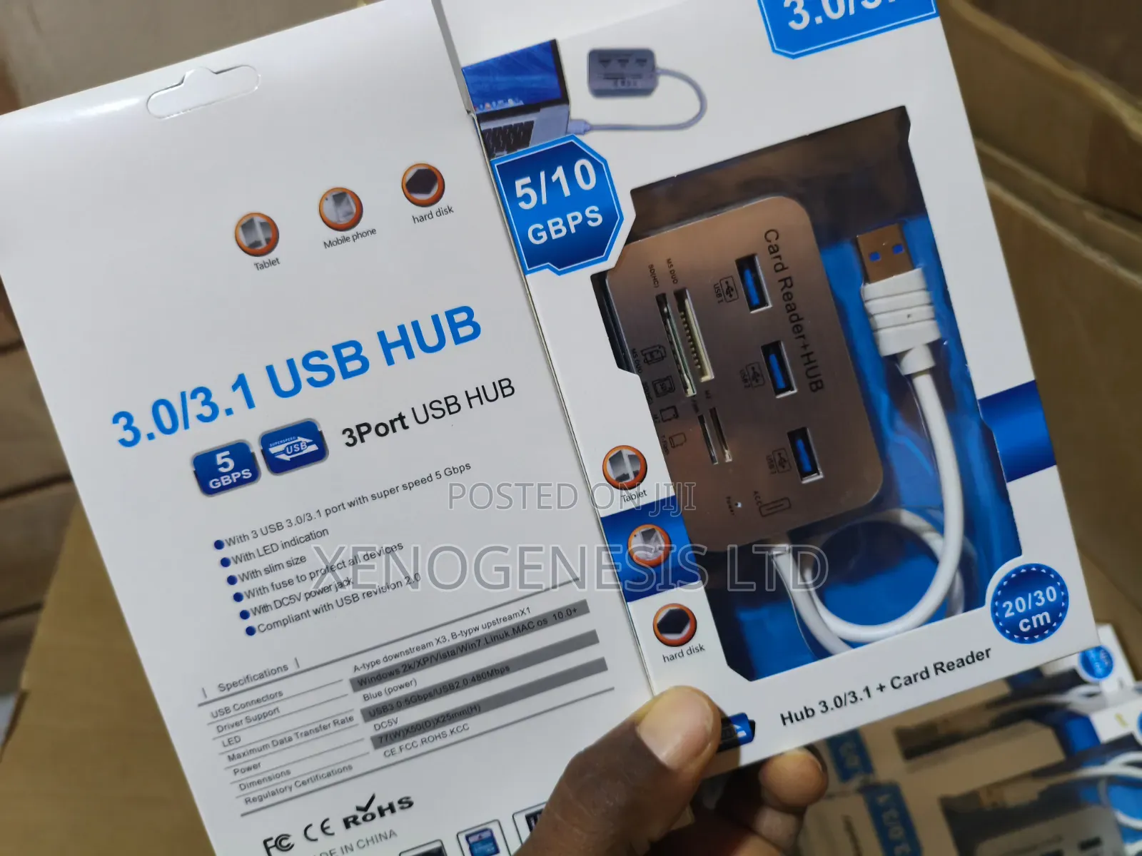 Usb Card Reader + Hub