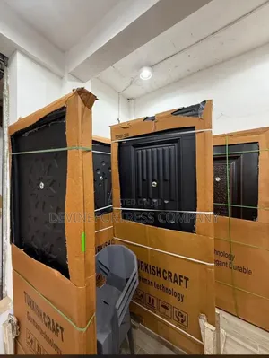 High Quality Steel Black Door Singles