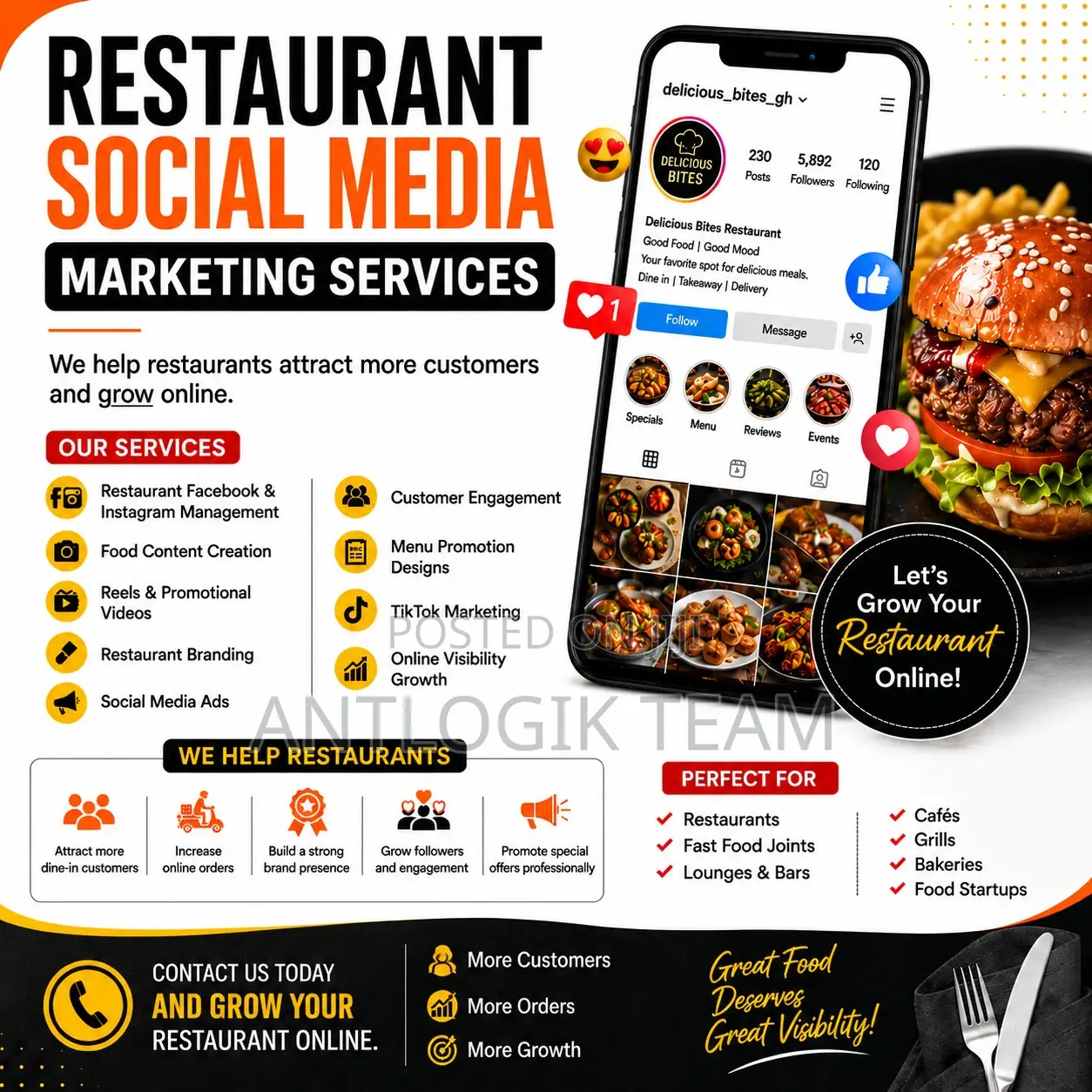 Restaurant Social Media Marketing