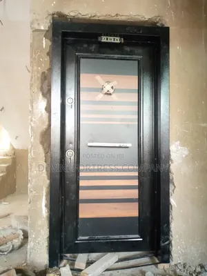 High Quality Marine Hard  Wood Turkish Door Single Brown// Black
