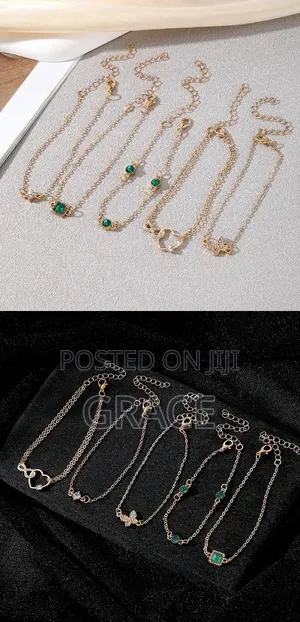 Elegant Crystal Bracelet Set