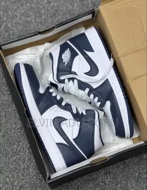 Nike Air Jordan 1 Mid “ White | Obsidian “ Sneakers
