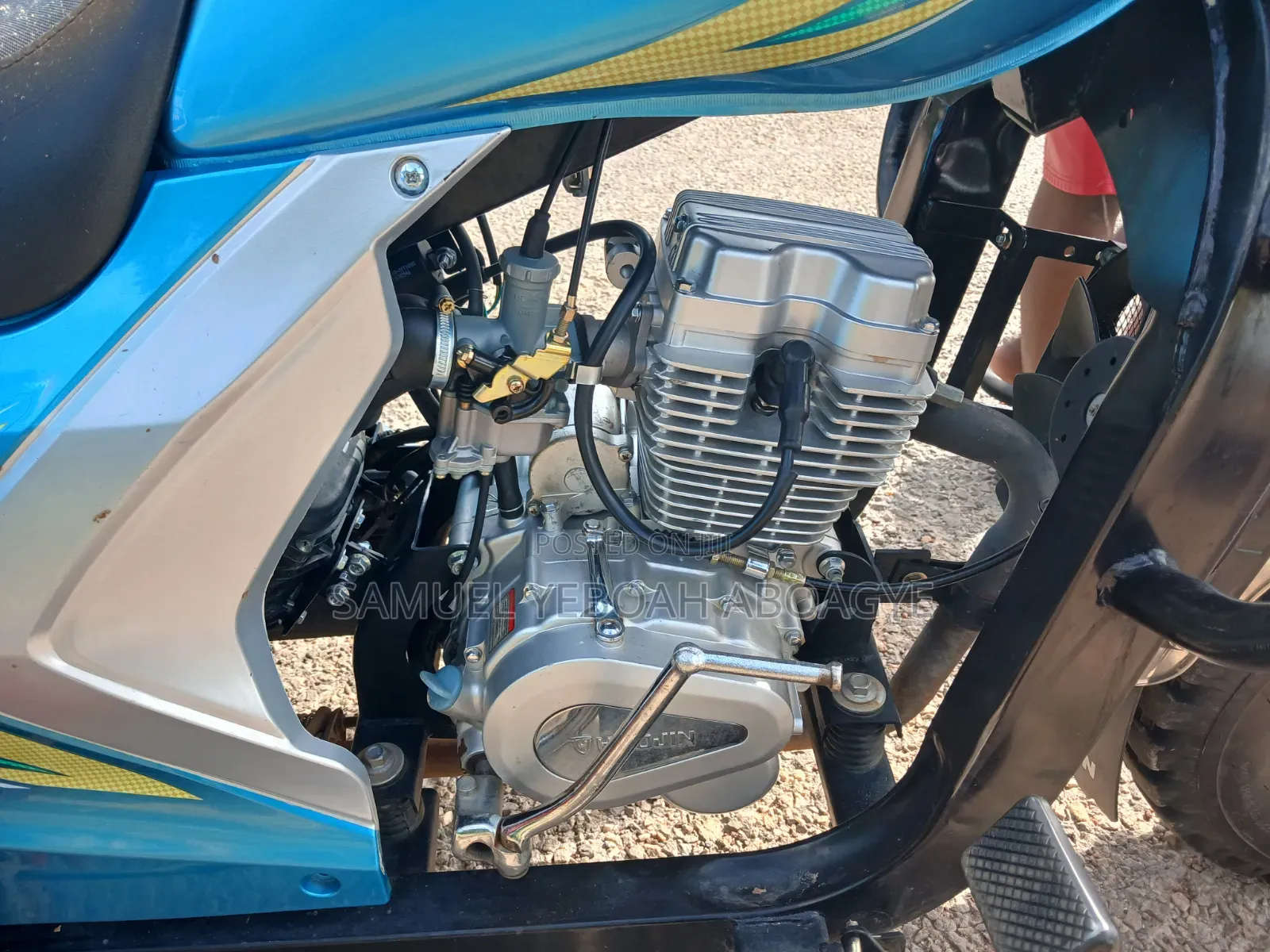 New Haojin HJ125 2026 Blue