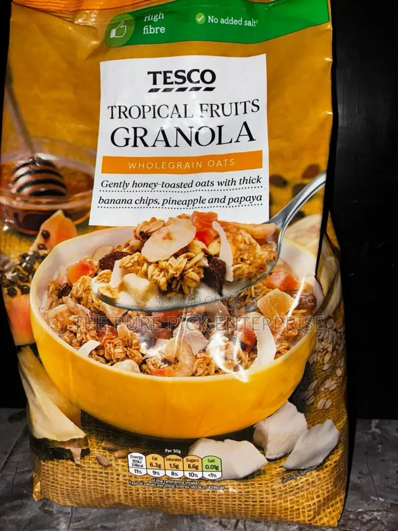 Tesco and Crownfield Granola