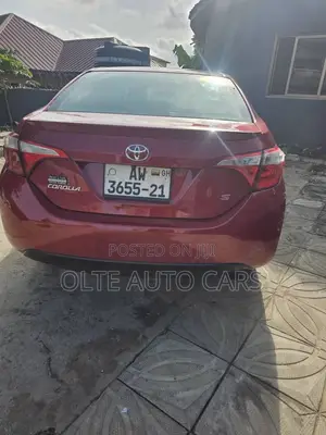 Toyota Corolla S 4dr Sedan (1.8L 4cyl CVT) 2015 Red