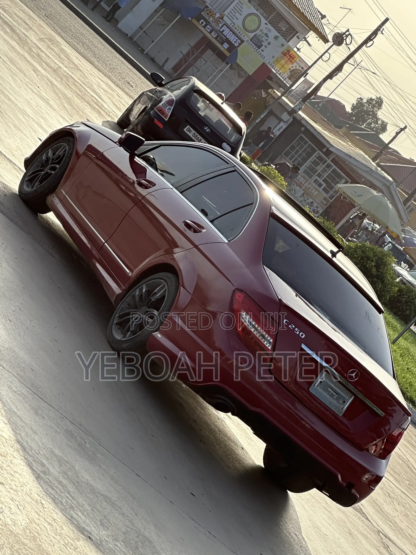 Mercedes-Benz C250 2014 Red