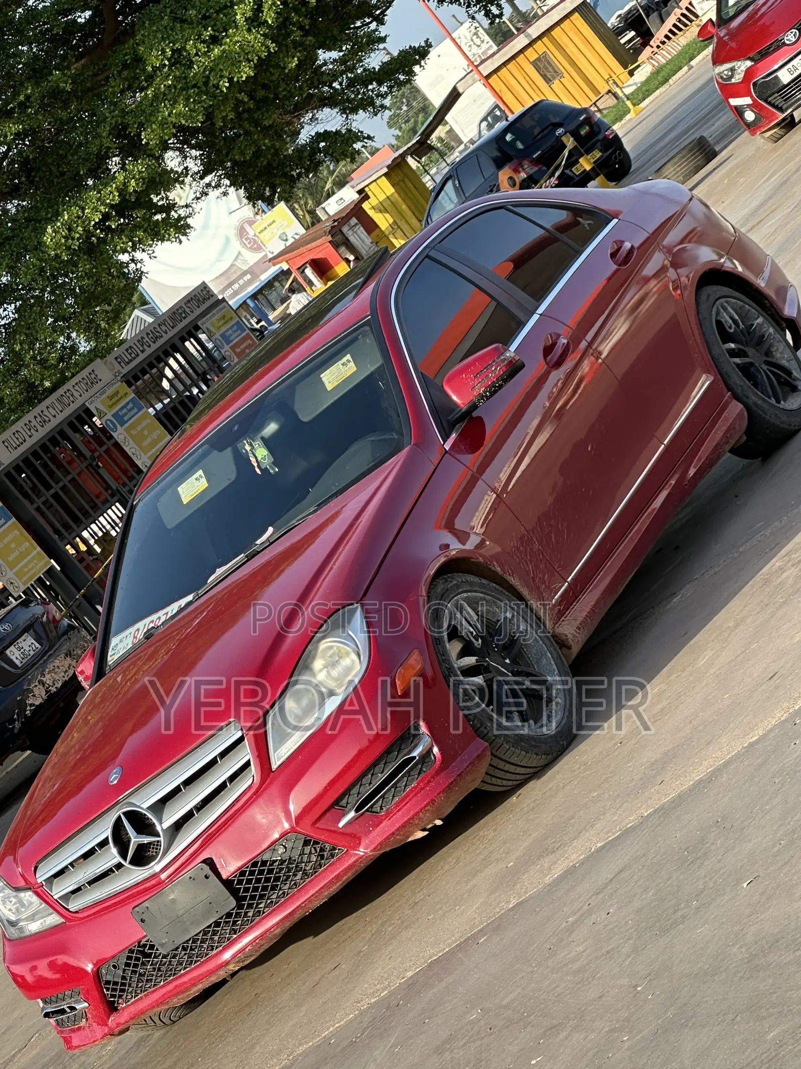 Mercedes-Benz C250 2014 Red