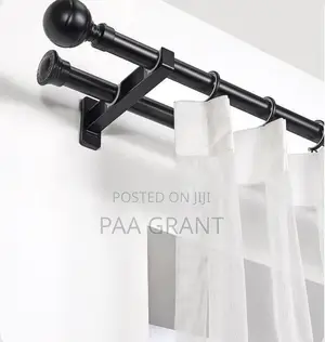 Heavy Duty Strong Double Rods for Both Living and Bedrooms