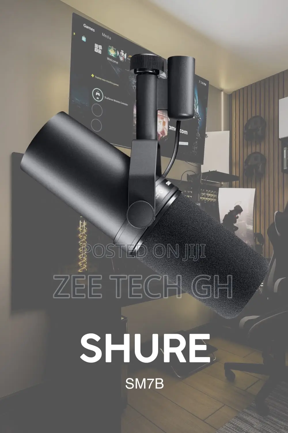 Shure Sm7b Professional Podcast Microphone