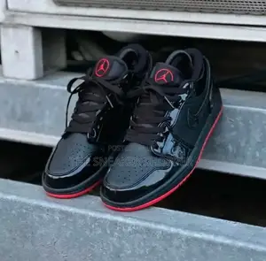 Jordan One Low Benz Black and Red