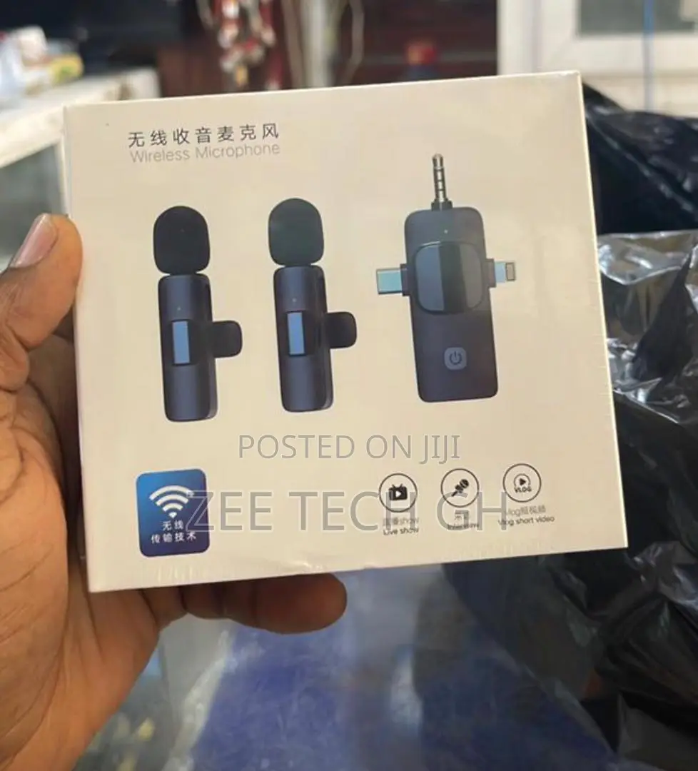3-in-1 Dual Lavalier Wireless Microphone